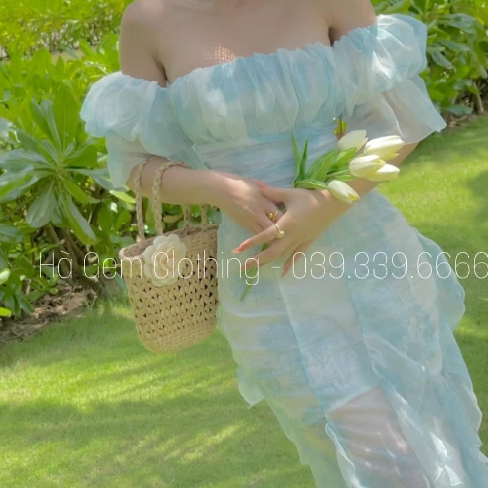 Off Shoulder Floral Ruffle Maxi Summer Spring Dress Size S - Picture 3 of 15
